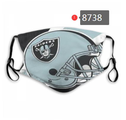 NFL 2020 Oakland Raiders #2 Dust mask with filter